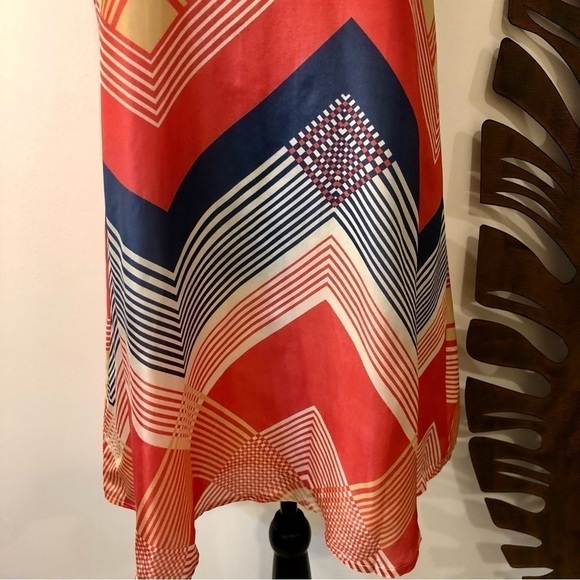 Jenny Han 100% Silk Halter Swing Dress - Picture 4 of 15